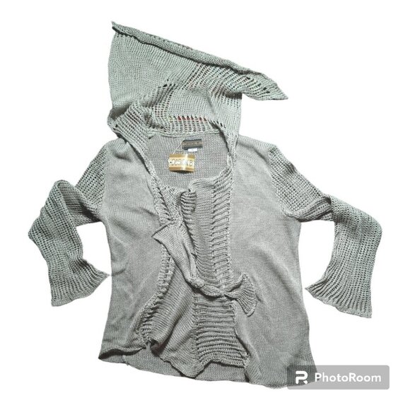 Design B Women's Knitted Sweater Color Tan Size XXL 100% Linen - Picture 1 of 6